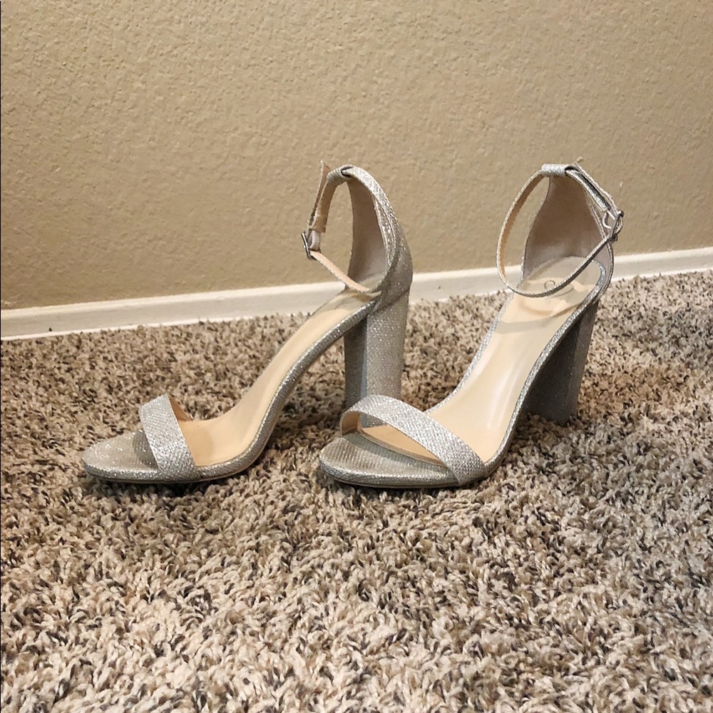 Silver heels